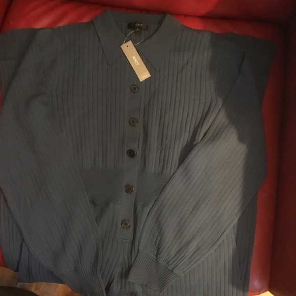 New Recess Pickleball x J Crew ribbed cropped jumpsuit L $198 - Picture 4 of 7